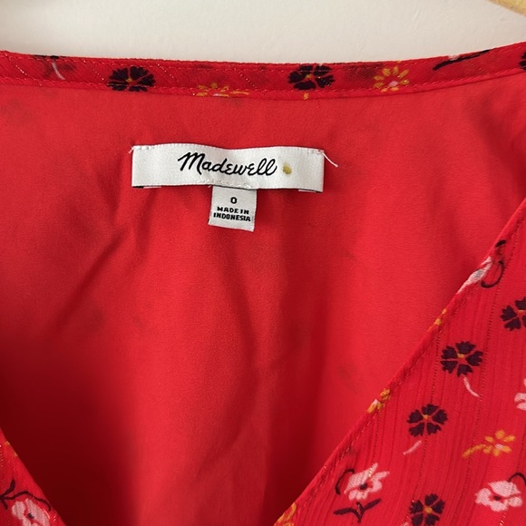 Madewell red top - Picture 3 of 5